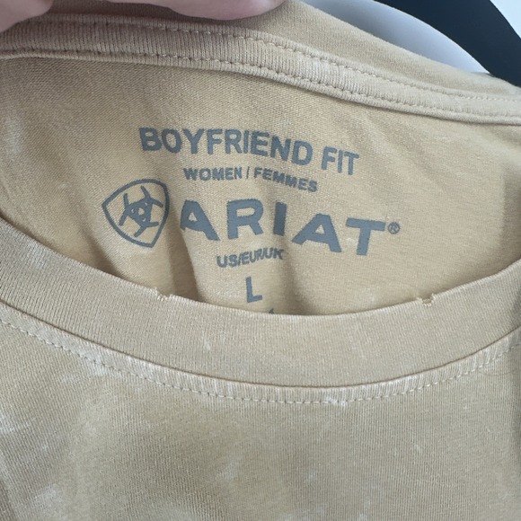 Ariat Women's NWT  Boyfriend Fit Tee L Burro Country Work Soft Comfy - Picture 2 of 9